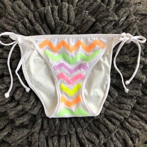 Fresh Citrus Colored Sequin Bikini Bottoms